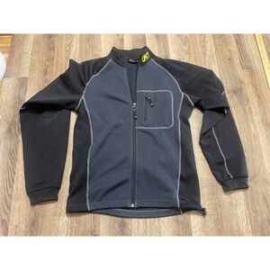 Klim Sweatshirt, Men's Size XS, Black Yellow, Long Sleeve, Full Zip, Pockets